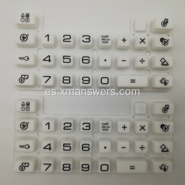 Teclado / teclado de goma de silicona con domo conductivo